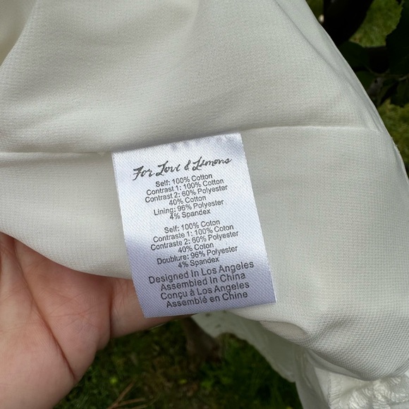 FOR LOVE & LEMONS NWT Hermosa Eyelet Swing Dress - Sz L - Picture 9 of 16